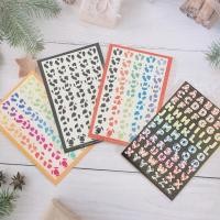 ราคา สติกเกอร์ตัวอักษรภาษาอังกฤษ alphabet ตกแต่งไดอารี่น่ารัก ลายวัว/หินอ่อน/หัวใจ [mossmeplease] (10607565606)