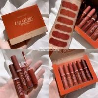 ราคา ส่งไว/แท้ (ซื้อในไลฟ์ลด30%) เซ็ตลิป ลิปสติก กันน้ำ Heng Fang Lip Gloss 6 สี 6 แท่ง ลิป เนื้อแมท ติดทน จูบไม่​หลุด 4u2 (2874471775)