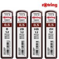ราคา ไส้ดินสอกด rotring tikky ขนาด HB ,2B ไส้0.5 (rotring) (6604115603)