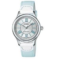 ราคา Casio Standard นาฬิกาข้อมือสุภาพสตรี สีฟ้า สายหนัง รุ่น LTP-E113L-2ADF (63196638)