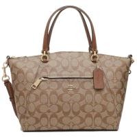 ราคา พร้อมส่ง✨ Coach กระเป๋าสะพายทรงพัด รุ่น F79998 PRAIRIE SATCHEL IN SIGNATURE CANVAS สี SADDLE (5895768451)