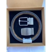 ราคา ♞เข็มขัดเส้นใหญ่ชาย Set Box COACH F22540 Boxed Harness Plaque Reversible Belt In Signature Canvas v (26529212706)