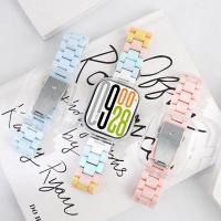 ราคา สายรัดเรซินสีลูกกวาดสำหรับ Xiaomi Redmi Watch 5 Macaron เปลี่ยนสายนาฬิกาข้อมือแบบมีเข็มขัด สายนาฬิกาสมาร์ทสำหรับ Redmi Watch 4 เปลี่ยนสายได้ (29926033536)