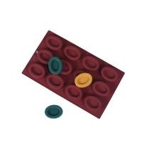 ราคา โมล(Mold) แม่พิมพ์ซิลิโคน ทำวุ้น ขนม สบู่ งานdiy รูปวงรี 12 ช่อง (น้ำหนักสบู่ : 30 G.) (3290209621)