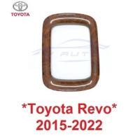 ราคา ลายไม้ ครอบเกียร์ AUTO โตโยต้า รีโว่ 2015 - 2022 ขอบเกียร์ Toyota Revo ฝาครอบเกียร์ ออโต้ เกียร์ 2019 2021 (29976229369)