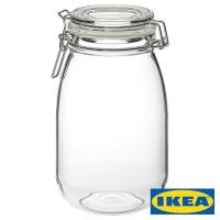 ราคา IKEA KORKEN ขวดโหล โถแก้ว มีฝาปิด 1.8 ลิตร (8208701648)