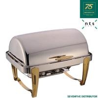 ราคา NTS ถาดใส่อาหารบุฟเฟ่ต์ อ่างอุ่นอาหาร อุปกรณ์จัดบุฟเฟ่ต์ ถาดบุฟเฟ่ อุ่นอาหาร ความจุ6-9ลิตร สีทอง NTS1-CD-C (11732740274)