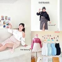 ราคา F0131 เสื้อคอกลมดึงยางเว้าช่วงไหล่ เซ็กซี่ไปอี๊กกก แขนยาวจั้มปลาย plussize สาวอวบ (17795583044)