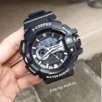 ราคา x-cooper แท้% ข้อมือนาฬิกาชาย สายยาง สีดำ ตั้งปลุกได้ (1441412661)