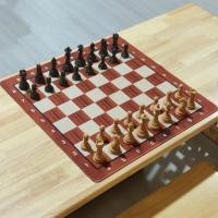 ราคา ชุดหมากรุกสากล Candidates Chess Set (ตัวหมากรุก+กระดานยางสีลายไม้) (26179775104)