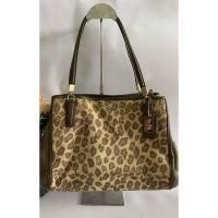 ราคา กระเป๋าถือ Coach ลายเสือ 12“ มือสอง (26769086334)