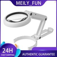 ราคา (swmfth) แว่นขยายตั้งโต๊ะ 5X 10X พร้อมไฟ LED และขาตั้ง ชาร์จ USB สําหรับซ่อมแซมนาฬิกาอิเล็กทรอนิกส์ (17868310904)