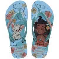 ราคา HAVAIANAS รองเท้าแตะเด็ก Kids Slim Princess Flip Flops BLUE 41233280546K_F3BLXX (22887199253)
