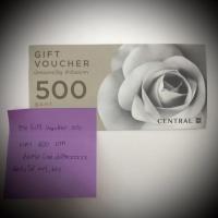 ราคา Voucher central บัตรของขวัญเซนทรัล (3122046378)