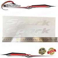 ราคา สติ๊กเกอร์ spark ติด isuzu d-max sticker spark isuzu d-max (1 ชุด 2 ชิ้น ตามรูป) สีเทาบอล (ติดรถสีเข้ม) (27505710029)