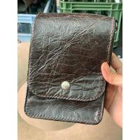 ราคา กระเป๋า Handmade หนังวัวแท้ สีน้ำตาล " มีสายสะพายข้าง (29817828383)