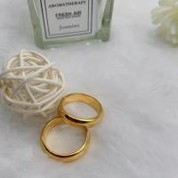 ราคา แหวนเกลี้ยงสีทอง งานทองเหลืองชุบ24k (11368497581)