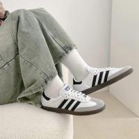 ราคา (พร้อมส่ง) ของแท้ สุดฮิต รองเท้าผ้าใบ Adidas Samba OG white gum สีขาว สีดำ ตัว OG (26169774787)
