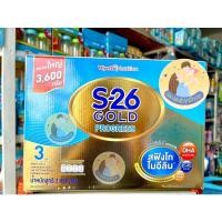 ราคา S-26 Gold Progress 3600กรัม นมผงเอส-26 โกลด์โปรเกรส โกลด์ สูตร 3 (23922278583)