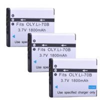 ราคา 1800mAh Li-70B Li 70B Li70B Camera Battery for Olympus FE-4020 FE-4040 FE4020 X940 D705 FE5040 D-705 D-710 VG-110 VG-140 (20839241970)