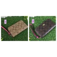 ราคา Coach แท้ ✔️ พร้อมส่ง กระเป่าสตางค์ ใส่โทรศัพท์ได้ | Coach Phone Wallet (2433253869)
