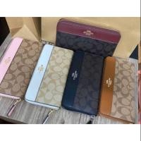 ราคา กระเป๋าสตางค์ COACH รุ่นใหม่ COACH ACCORDION ZIP WALLET แท้ % (3340600699)
