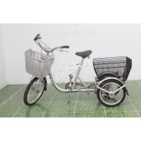 ราคา จักรยานสามล้อญี่ปุ่น - ล้อ 20 / 16 นิ้ว - มีเกียร์ - สีเงิน [จักรยานมือสอง] (21121440165)
