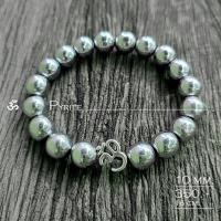 ราคา โอม+กำไลหินไพไรต์สีเงิน Prrite ขจัดพลังงานลบ หินนำโชค หินมงคล (17090975739)