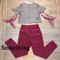 ราคา งานป้าย something เซตเสื้อ+กางเกง อ่านรายละเอียดก่อนสั่งซื้อ (6660295238)