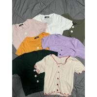 ราคา เสื้อครอปแขนยาวไหมพรม (23908649790)