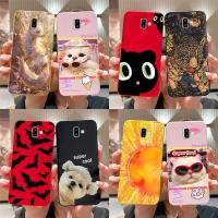 ราคา สําหรับ Samsung Galaxy j6 + j6 plus กรณี SM-J610G การ์ตูนแมว Fox ทาสีซิลิโคนนุ่ม TPU เคสโทรศัพท์สําหรับ SamsungJ 6 + j6 2018 J600F กลับปลอก (25485289538)