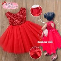 ราคา Riza kids พร้อมส่งจากไทย ฟูแดง ชุดออกงานเด็กผู้หญิงสีแดง กระโปรงฟู ชุดงานแต่งสีแดง ชุดตรุษจีน ชุดคริสมาส ส่งไว (18486567966)