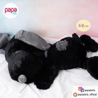 ราคา ตุ๊กตาหมา สนูปปี้ ตุ๊กตาสนูปปี้ สนู๊ปปี้ Snoopy สนูปปี้สีดำ 68cm มือ1 ของแท้จากญี่ปุ่น Toreba Papadolls (12250637936)
