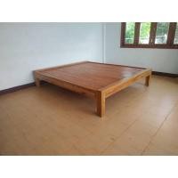 ราคา ⚡️ส่งฟรี+ติดตั้ง⚡️เตียงไม้สักทองแก่แท้ทั้งหลัง ไร้หัวเตียง คุณภาพเกรดA ขนาด 3.5,5และ6 ฟุต (2304938606)