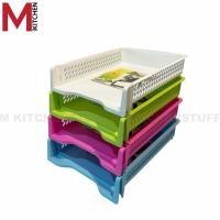ราคา M KITCHEN K-617 ชั้นวางเอกสาร ตะกร้าเก็บเอกสาร ตะกร้าใส่เอกสาร ถาดใส่เอกสารA4 ถาดเก็บเอกสาร (C0) (10782917384)