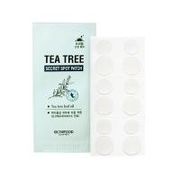 ราคา แผ่นแปะสิว Skinfood Tea Tree Secret Spot Patch (1 Sheet / 12 Patches) (613961780)