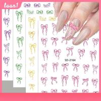 ราคา สติ๊กเกอร์ติดเล็บ สติกเกอร์แต่งเล็บ โบ ลายโบ สติกเกอร์ตัวอักษรภาษาอังกฤษอเนกประสงค์ สติ๊กเกอร์ตกแต่งเล็บพราวสีคลิปสติ๊กเกอร์ดอกไม้ สีดำ/สีขาว/สีน้ำตาลแดง ใช้แกะติดบนเล็บcod (26452437455)