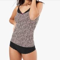 ราคา Marks & SPENCER Original Animal Print Vest Set ชุดนอน (26915152769)