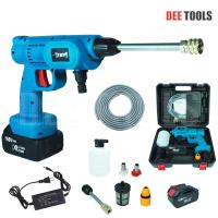 ราคา TENYA เครื่องฉีดน้ำแรงดันสูงไร้สาย ปืนอัดฉีดน้ำแรงดันสูงไร้สาย ปืนอัดฉีดล้างรถทำความสะอาดพื้น แบต 1 ก้อน แรงสุด 168V (กร (17223020601)