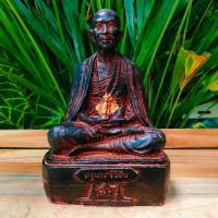 ราคา ครูบาศรีวิชัย วัดบ้านปาง มวลสารเนื้อหินศิลาแลง หน้าตัก5นิ้ว เก่าขลังผสมมวลสาร เข้มขลังงดงามหน้าบูชา (22439072345)