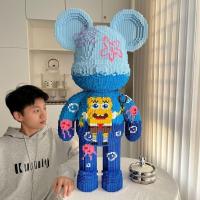 ราคา ใช้งานร่วมกับ LEGO SpongeBob Graffiti Violent Bear Building Blocks อนุภาคขนาดเล็กประกอบของเล่นปริศนา Handmade ของขวัญ (24731679852)