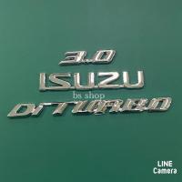 ราคา โลโก้* 3.0 , ISUZU , Di TURBO , ติดท้าย D-max ราคาต่อชุด ( มี 3 ชิ้น ) (8418456799)