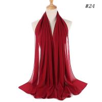 ราคา ผ้าพันคอผ้าชีฟอง สีทึบ ผ้าพันคอผ้าโพกหัว ผ้าคลุมไหล่ผ้ากอซ (29519279803)