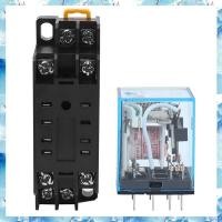 ราคา [ ] 220/240v AC Coil DPDT Power Relay MY2NJ 8 Pin w ฐานซ็อกเก็ต (27719183970)