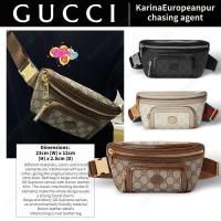 ราคา กุชชี่Gucci GG Retro Men/Belt Bags ผู้ชายและผู้หญิง/สไตล์เดียวกัน/กระเป๋าคาดเอว/กระเป๋าคาดอก/กระเป๋ (26271510399)