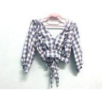 ราคา เสื้อคอปแขนยาวผูกโบว์ด้านหลัง (4102040582)