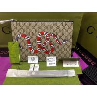 ราคา ❤️New Gucci Snake Clutch Bag มือ1 ผ้าใบ GG Supreme Shop AUS ช่องใส่การ์ด 6 ช่อง (23967374154)