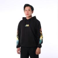ราคา Vans เสื้อกันหนาว มีฮู้ด แบบสวมหัว ลายเปลวไฟเรืองแสง (20967534700)