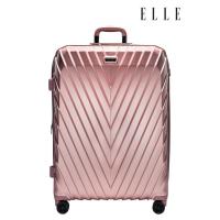 ราคา ELLE Travel Luggage Valken Collection.Luggage 29Inch.100% Polycarbonate PC luggage, Aluminum Trolley, 360 wheels Spinner (5053593556)