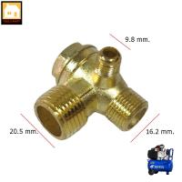 ราคา TRYTON เช็ควาล์วปั๊มลม โรตารี่ ทองเหลือง (18752773599)